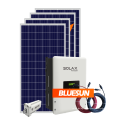 Солнечная система 15kw гибридного солнечного инвертора Bluesun с поли солнечными панелями 340w для продажи